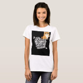 かわいいペット+猫愛好家デザインTシャツ Tシャツ (正面フル)