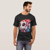 かわいいペパーミントエンゼルフィッシュ Tシャツ (正面フル)