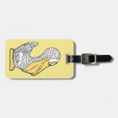 かわいいペリカンキッズカスタムの荷物タグ ラゲッジタグ (正面横)