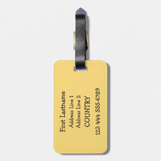 かわいいペリカンキッズカスタムの荷物タグ ラゲッジタグ (裏面縦)