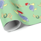 かわいいペリカンサンタNoel ラッピングペーパー (ロールコーナー)