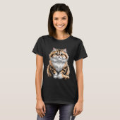かわいいペルシャタビー猫 Tシャツ (正面フル)