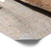 かわいいペルシャ猫のぞきのまわりに ポスター (角)