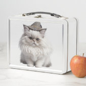 かわいいペルシャ猫 メタルランチボックス (インサイチュ)