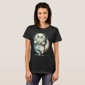 かわいいペルシャ猫 Tシャツ (正面フル)