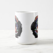 かわいいペルーのゾンビ コーヒーマグカップ (中央)