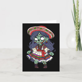 かわいいペルーのゾンビ ノートカード