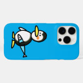 かわいいペンギンが青い魚を持っている Case-Mate iPhoneケース (裏面 (横))
