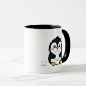 かわいいペンギンのあったかウィンターマグ マグカップ (正面右)