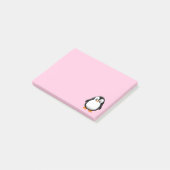 かわいいペンギンのキャラクター オーダー ポストイット (アングル)
