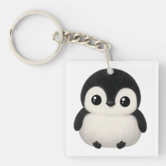 かわいいペンギンのキーチェーン - かわいいペンギンのチャーム キーホルダー