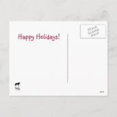 かわいいペンギンのクリスマスポストカード シーズンポストカード (裏面)