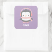 かわいいペンギンのクリスマス・フィラー|過去記事 スクエアシール (バッグ)