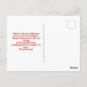 かわいいペンギンのクリスマス ポストカード (裏面)