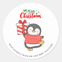 かわいいペンギンのクリスマス