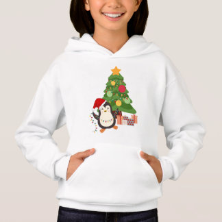 かわいいペンギンのクリスマスTシャツ