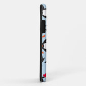 かわいいペンギンのコラージュの電話箱の束 Case-Mate iPhoneケース (裏面/右)