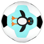 かわいいペンギンのサッカーボール サッカーボール (回転)