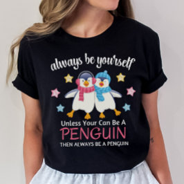 かわいいペンギンのシャツ、常にペンギン Tシャツ
