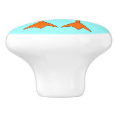 かわいいペンギンのセラミックノブ セラミックノブ (側面)