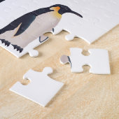 かわいいペンギンのパターン ジグソーパズル (側面)