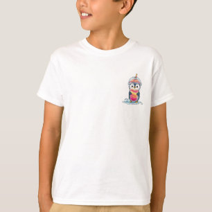 かわいいペンギンのフローズン飲料 Tシャツ