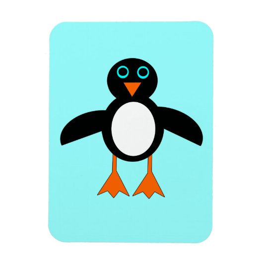 かわいいペンギンのプレミアムマグネット マグネット (縦)