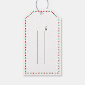 かわいいペンギンのホリデーギフトタグ(表&裏) ギフトタグ (裏面)