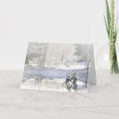 かわいいペンギンのホリデーシーズン! シーズンカード (正面)