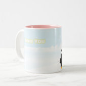 かわいいペンギンのマグ ツートーンマグカップ (正面左)