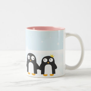 かわいいペンギンのマグ ツートーンマグカップ