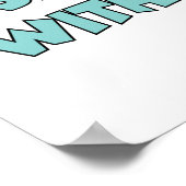 かわいいペンギンの冬は雪そり付き合う ポスター (角)