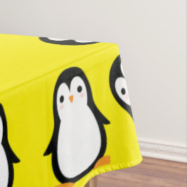 かわいいペンギンの子供の誕生日パーティー テーブルクロス