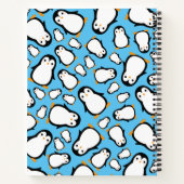 かわいいペンギンの子供 ノートブック (裏面)