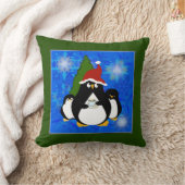 かわいいペンギンの家族 クッション (ブランケット)