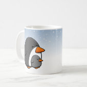 かわいいペンギンの家族 コーヒーマグカップ (正面左)