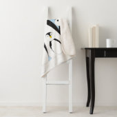 かわいいペンギンの家族 シェルパブランケット (インサイチュ)