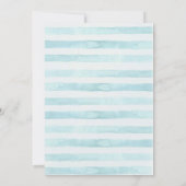 かわいいペンギンの家族 招待状 (裏面)