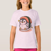 かわいいペンギンの寿司 かわいい 日本料理  Tシャツ (正面)