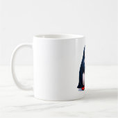 かわいいペンギンの恋 コーヒーマグカップ (左)