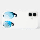 かわいいペンギンの水彩画 Case-Mate iPhoneケース (裏面 (横))