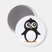 かわいいペンギンの漫画 マグネット (正面/裏面)