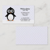 かわいいペンギンの漫画 名刺 (正面/裏面)