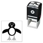 かわいいペンギンの自墨印 セルフインキングスタンプ (インサイチュ)