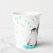 かわいいペンギンの誕生日  紙コップ (正面)