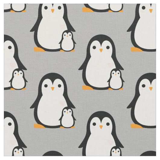 かわいいペンギンの赤ちゃんの保育室の装飾 ファブリック (クローズアップ)