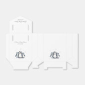 かわいいペンギンの赤ちゃんシャワー フェイバーボックス (折り畳みなし)