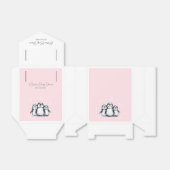 かわいいペンギンの赤ちゃんシャワー フェイバーボックス (折り畳みなし)