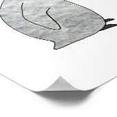 かわいいペンギンの赤ちゃん ペンギンのポスター 幼児室のアート デコレーション (角)