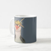 かわいいペンギンの顔のマグ コーヒーマグカップ (正面左)